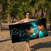 R-Revenged Love Film Mikrofaserdecke Schnell trocknende Strandtücher Übergröße Druck Super saugfähige Poolhandtuchdecke