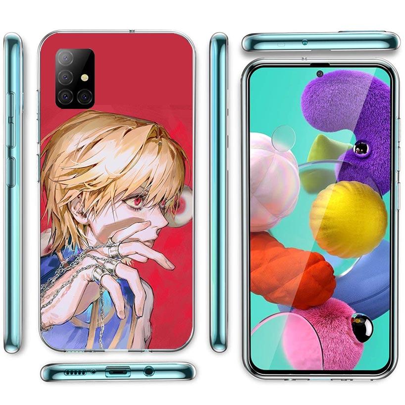 Huner X-Hunters Kurapika Phone Case For Samsung Galaxy A12 A52S A42 A32 A22 A51 A50 Note 20 Ultra 10 S10 Plus A71 A70 A31 A30 A1