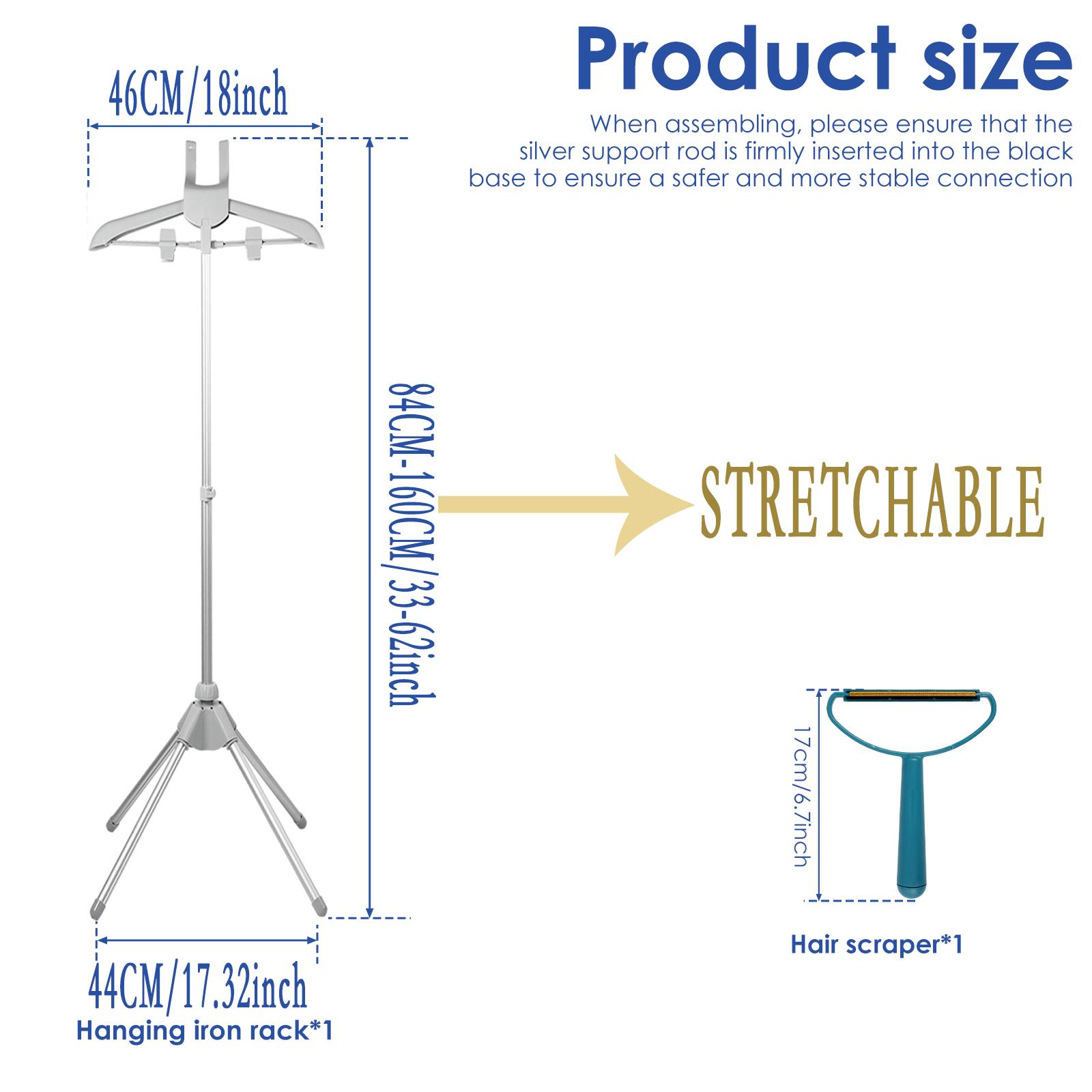 Steamer Stand Foldable Garment Steamer Rack Adjustable Height Portable Steam Stand Rack Garment Household for Steaming Clothes