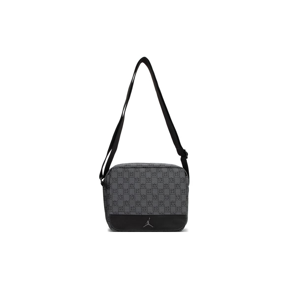 

Jordan Sports Fashion Casual Travel Polyester Crossbody Shoulder Bag Unisex bags Dark-Smoke-Gray FJ6790-070 Black