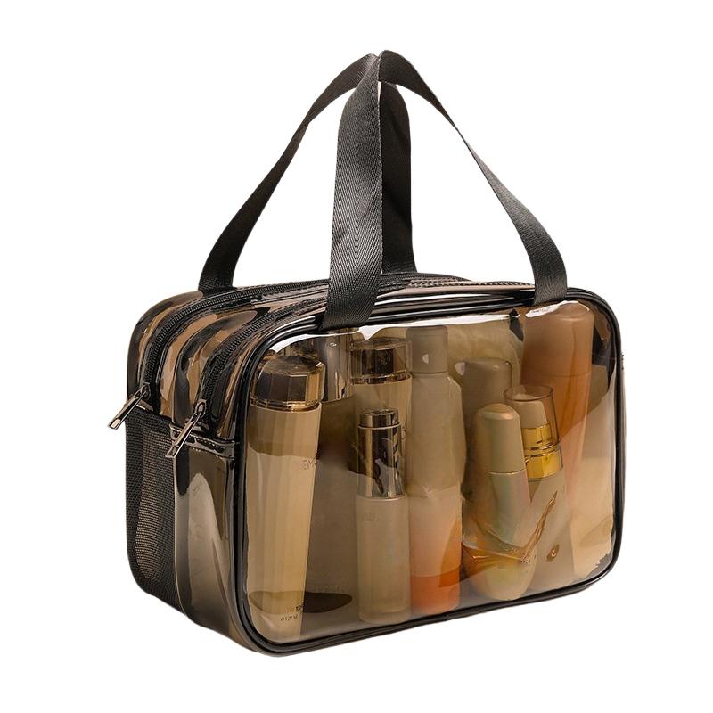 Neue Trocken-Nass-Trennung Waschtasche, Wasserdichte Transparente Tasche, Kosmetiktasche, Wesentlicher Organizer für Schwimm- und Fitness-Toilettenartikel