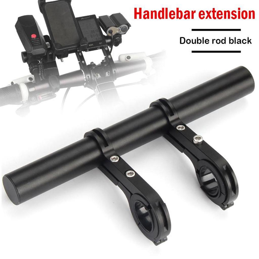 Bike Handlebar Extender Bicycle Bar Extension Mount Holder Headlight