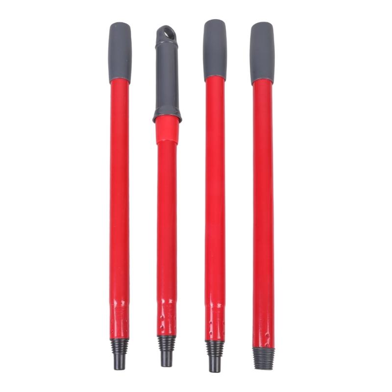 

4PCS Mop Replacement Handle Home Clean Mop/Broom/Brush Replace Handle Mop Head Refills 4 Sections Easily Assemble 1
