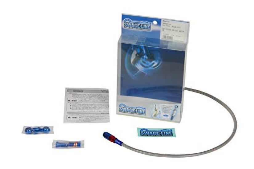 

SWAGE LINE Комплект передних тормозных шлангов Алюминиевый прозрачный шланг Z750RS SAF656D (Красно синий) [Z2] (75-75 (S Диск)) [HTRC3]