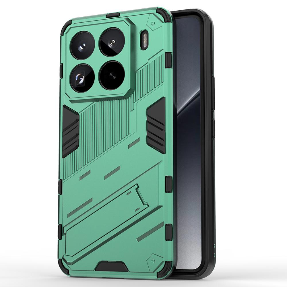 Pour Xiaomi 15 Pro Coque PC+TPU Antichoc Housse de Téléphone avec Béquille
