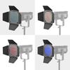 Barn Door & Honeycomb Grid &4 Color Gel Filters for 7Inch Standard Reflectors Studio Hing Accessories Kit