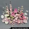 Decorazioni Matrimoniali Fila Floreale Rosa: Fiori Artificiali per Sale Matrimoniali, Fidanzamenti e Banchetti