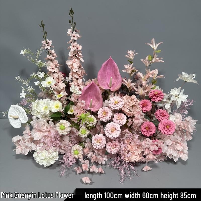 Decorazioni Matrimoniali Fila Floreale Rosa: Fiori Artificiali per Sale Matrimoniali, Fidanzamenti e Banchetti