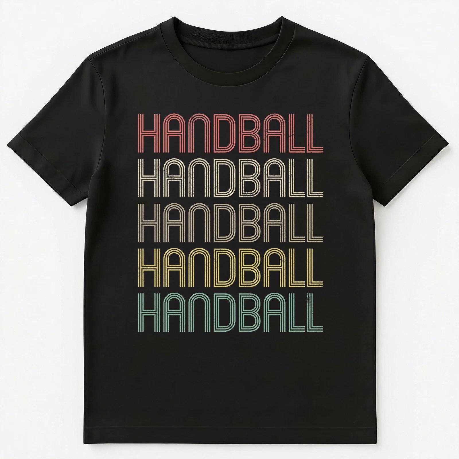 Retro Style Handball Unisex T-Shirt 3XL