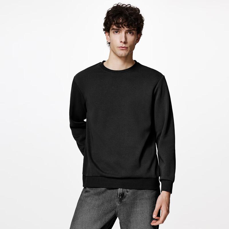 Shanshan Men's 7A Anti-bacterial Silk Blend Pullover Sweatshirt