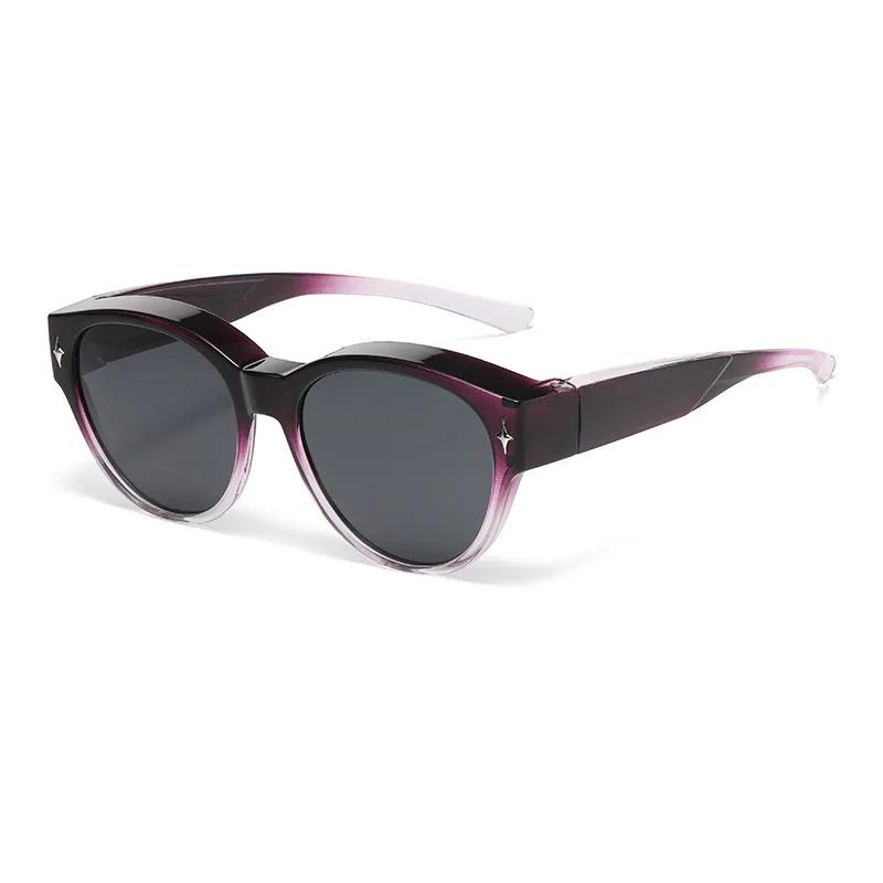 Neutral Fashion New Cat Eye Polarized Sunglasses Can Set Glasses Sunglasses Outdoor Driving Travel Sunscreen Sunglasses