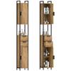 Freestanding Bathroom Cabinet, Tall Bathroom Storage Cabinet with Drawers and Shelves, Linen Storage, Brown