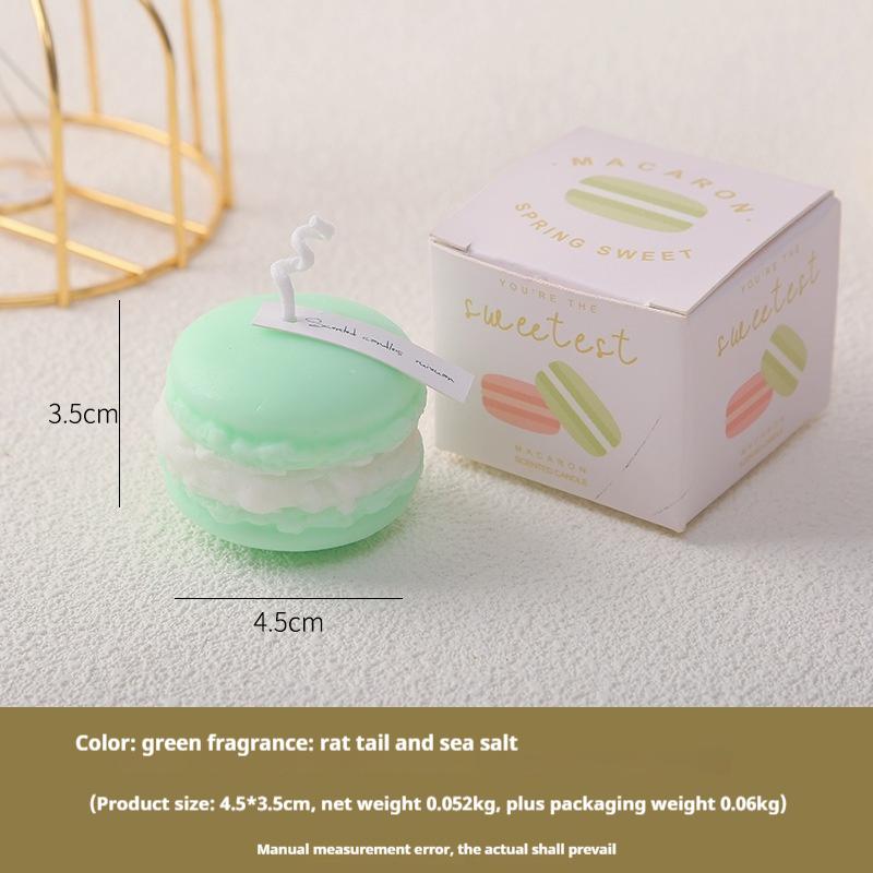 2026 Cute Macaron Creative Styling Aromatherapy Candles Home Fragrance Collection Decoration Ornaments Christmas Birthday Gifts