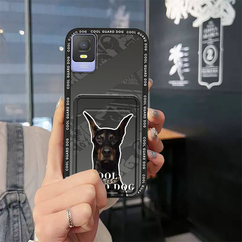 Full wrap TPU Phone Case For TCL 403 Cartoon Soft case Silicone Graffiti Card sleeve Dirt-resistant Cute Shockproof