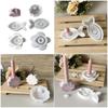 3Pcs Reusable Silicone Candle Making Mould Craft for Home Decoration Shell Fish Turtles Shape Sturdy Materials