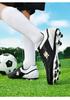 Professional Youth Futsal Low-Top Lace-Up Football Shoes with Long Studs
