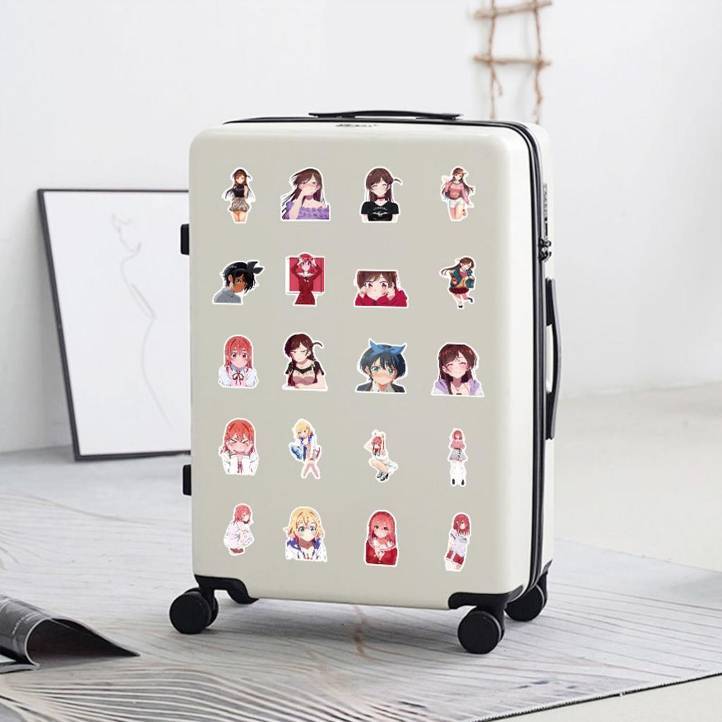 50buc Autocolante Valiză Scuter Calculator Tabletă Decorațiuni Desen Animat