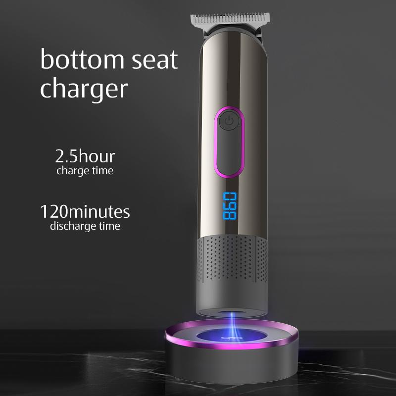 Women's Hair Trimmer Men's Oil Head Engraving Electric Hair Trimmer Household Waterproof Electric Clipper Base