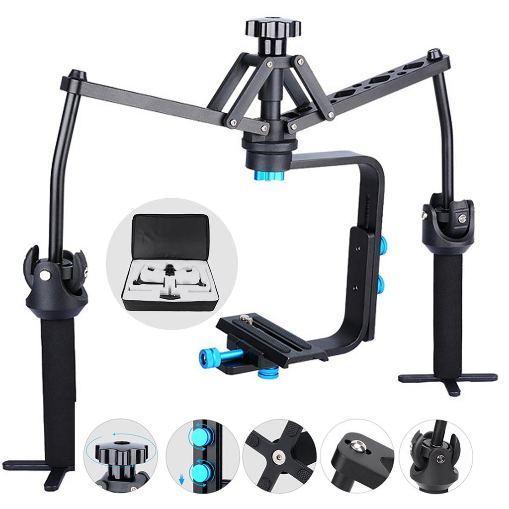 YELANGU S1 Double Handheld Spider Stabilizer Camera General Follow Shot Damping Equipment