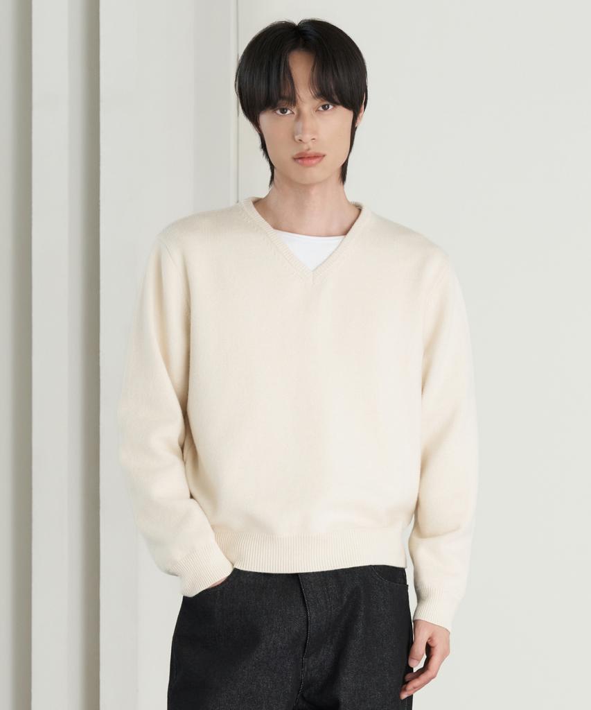 HYOJI 26 Fw Washable Soft Touch V-Neck Crop Knit (5 Colors)