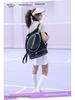 Dual-Use Sports Backpack: Wet/Dry Separation for Badminton & Tennis, Drawstring Closure, Shoe Compartment, Printed Logo
