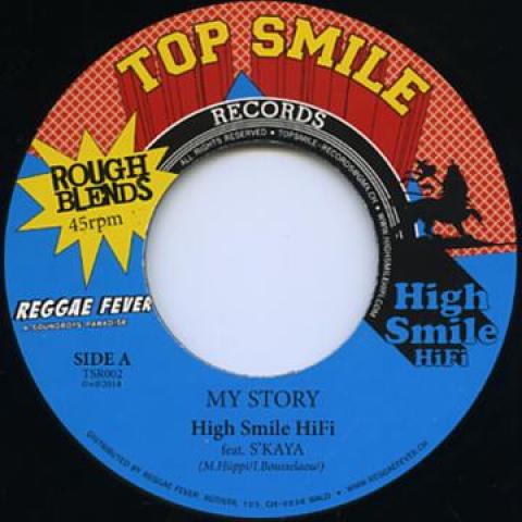 7inch Record HIGH SMILE HIFI, S'KAYA - My Story TSR002 Top Smile EU 2014 Europe Reggae, Ska & Dub