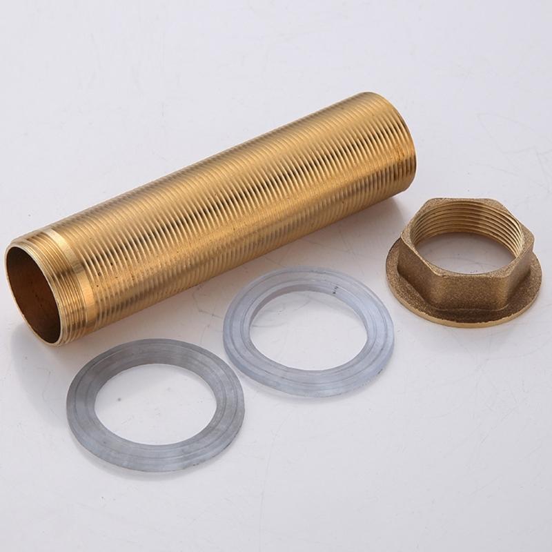 Convenient Threaded Pipe Extension Corrosion Resistant Hardware Practical Tube Simple Install for Commercial Tap Setups