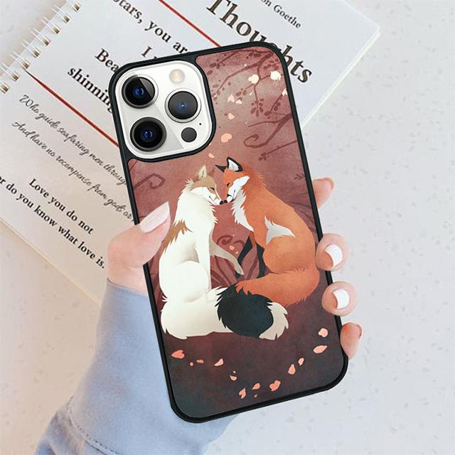Watercolor Painting The Fox Phone Case For iPhone 17 Air 15 16 16e 11 12 13 14 Pro Max Cover For iPhone 17 Air Max Plus Fundas