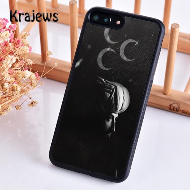Krajews Flag of Turkey Istanbul Antalya mustafa Kemal Ataturk For iPhone 17 Air 16 Phone Case Cover 15 14 plus 12 13 pro max