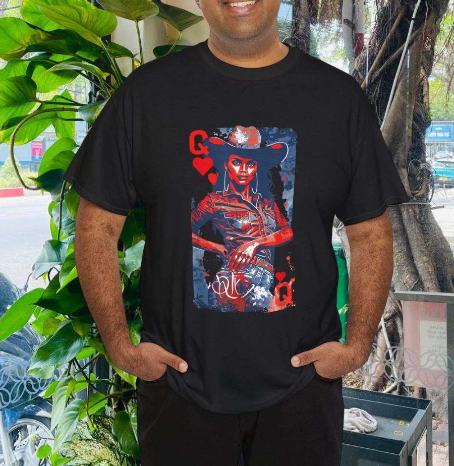 Футболка  Королева Червей Ковбойка 2XL