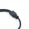 30CM 18awg 3 way DC female Splitter cable 1 female to 2 female 2 Way 5.5*2.1mm Connector DC Power Supply Extension line