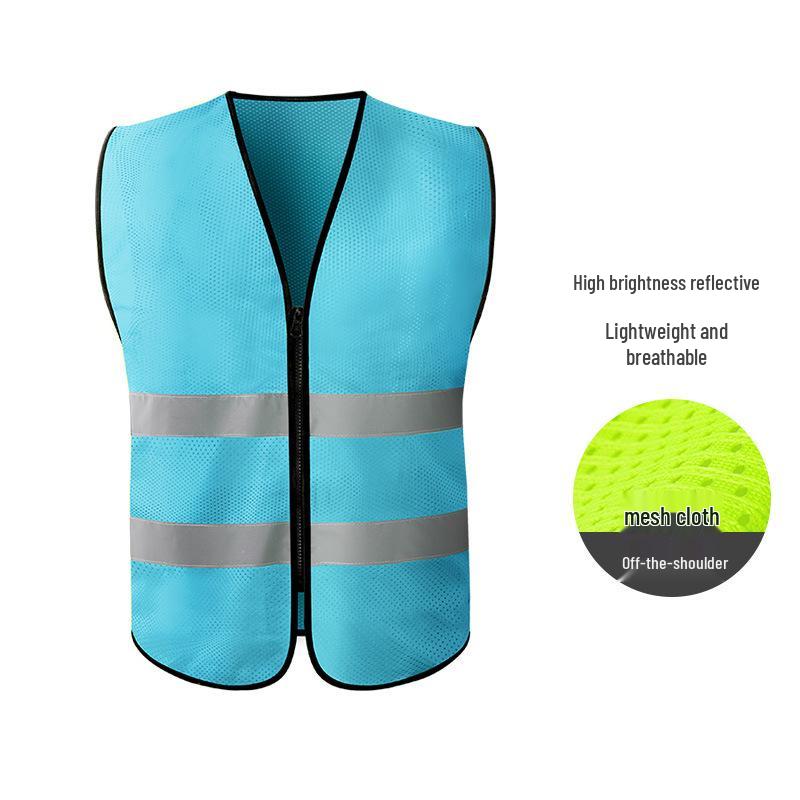 Hersteller-Sicherheitsweste mit mehreren Taschen und Reflektoren für Bau, Reinigung und Transport