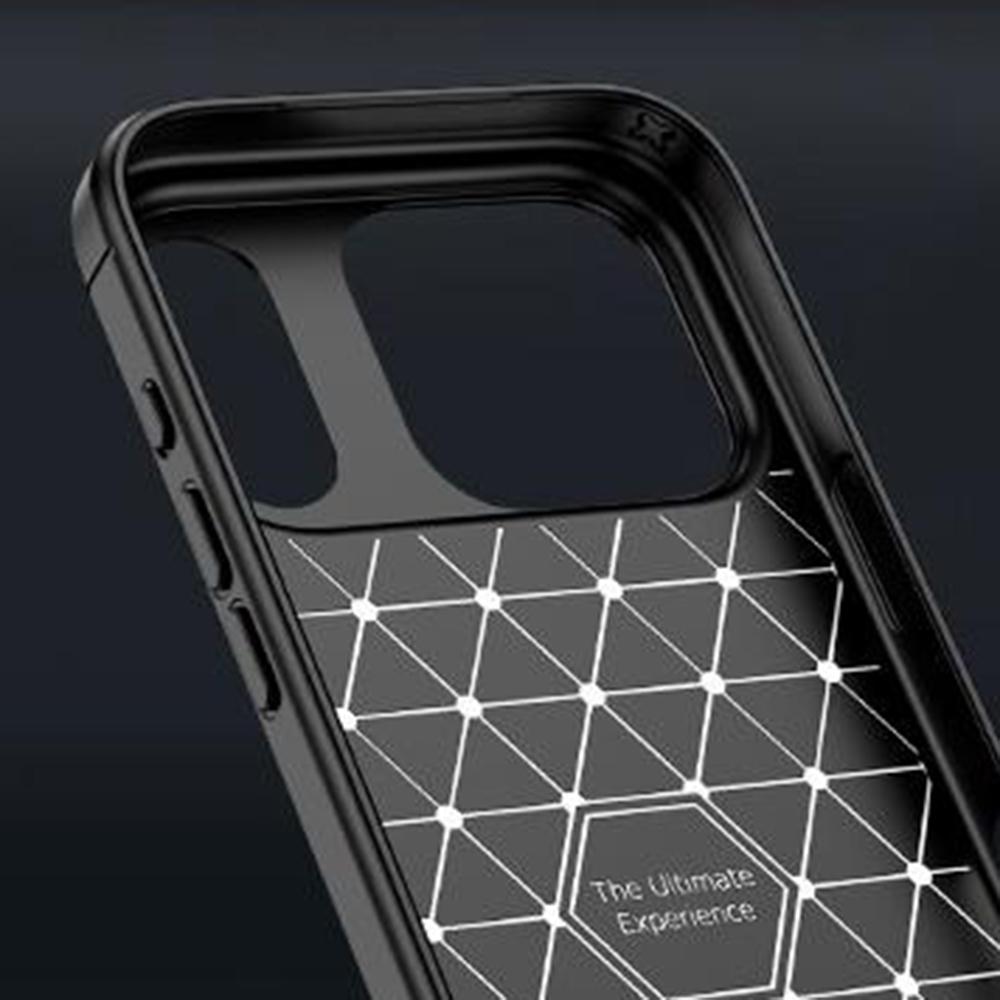 For iPhone 17 Pro Max Case Litchi Texture TPU Flexible Phone Cover