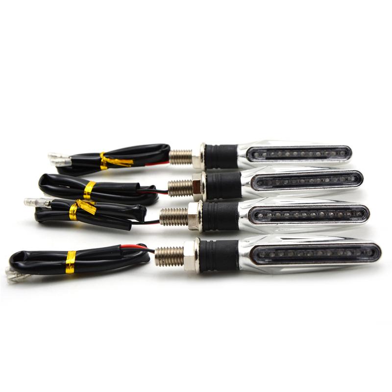 For honda cb600f cbf600 cbf600sa hornet 250 cb400 X-11 cbr250rMotorcycle Universal Turn Signal Light Indicators Amber Light