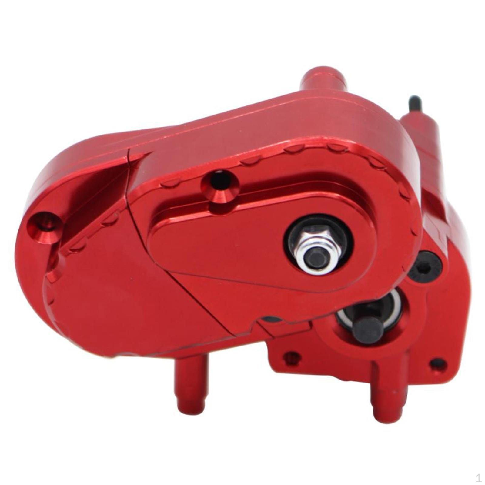 

Gearbox with Pinion Replacement Vehicles Accessories Metal Transmission RC Plate for 1:10 червоний