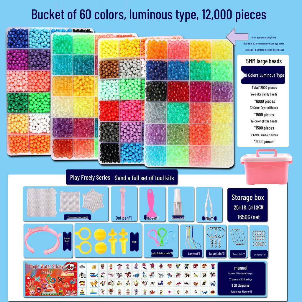 Mist Magic Water Soluble Sticky Beads DIY Handmade Toy