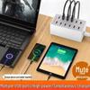 Multi-Port USB Charger Station: Fast Desktop Charger with 10, 20, or 50 Ports for Phones