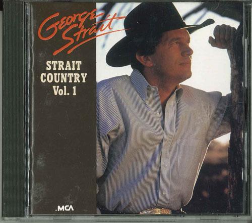 

CD GEORGE STRAIT - Strait Country Vol.1 WMC5191 MCA 1990 Japan Folk Used