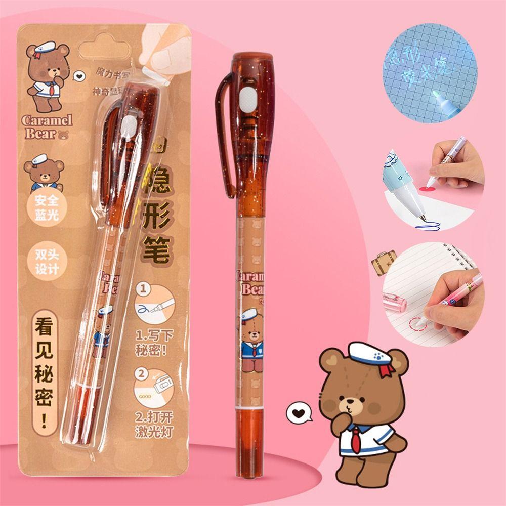 

With Small Light Cute Invisible Marker Led UV Lamp Secret Message Pen Handwriting A