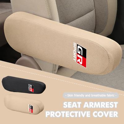 For Car Seat Armrest Cover Universal Decorative Interior Accessories Crown Corolla YARIS L Auris C-HR Hilux Vios Rav4