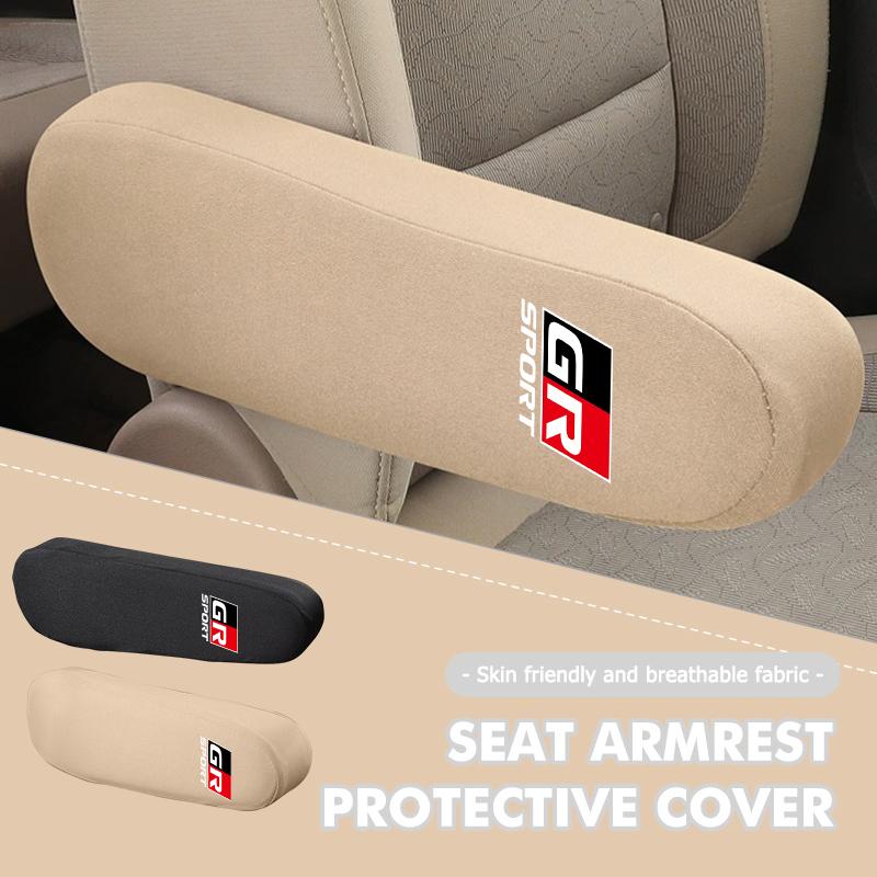 For Toyota Car Seat Armrest Cover Universal Decorative Interior Accessories Crown Corolla YARIS L Auris C-HR Hilux Vios Rav4