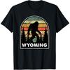 Wyoming and a Bigfoot, or Sasquatch T-Shirt