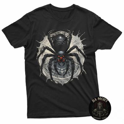 Dark Fantasy Spider Lover Gothic Arachnid Horror 100% Cotton T-shirt Mens Tees Top