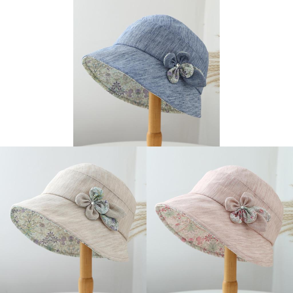 Summer Sun Protection Fisherman Hat With Wide Brim For Women