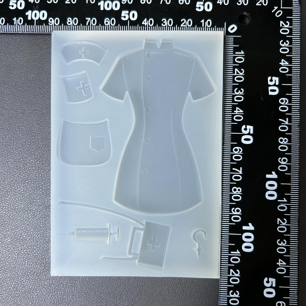 Multifuntional Silicone Baking Molds Nurse Skirt Shape Kitchen Tool Silicone Candy Molds Silicone Candy Food Moulds