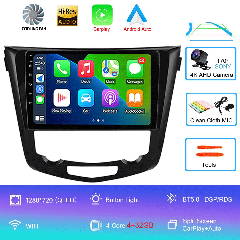 

Android 14 Автомагнитола Мультимедиа Для Nissan X-TRAIL X Trail T32 Qashqai 2 J11 2013 - 2017 Авторадио 2 Din Carplay gps БЕЗ dvd