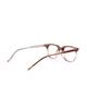 Hangeul Square Horn-Rimmed Two-Tone Brown