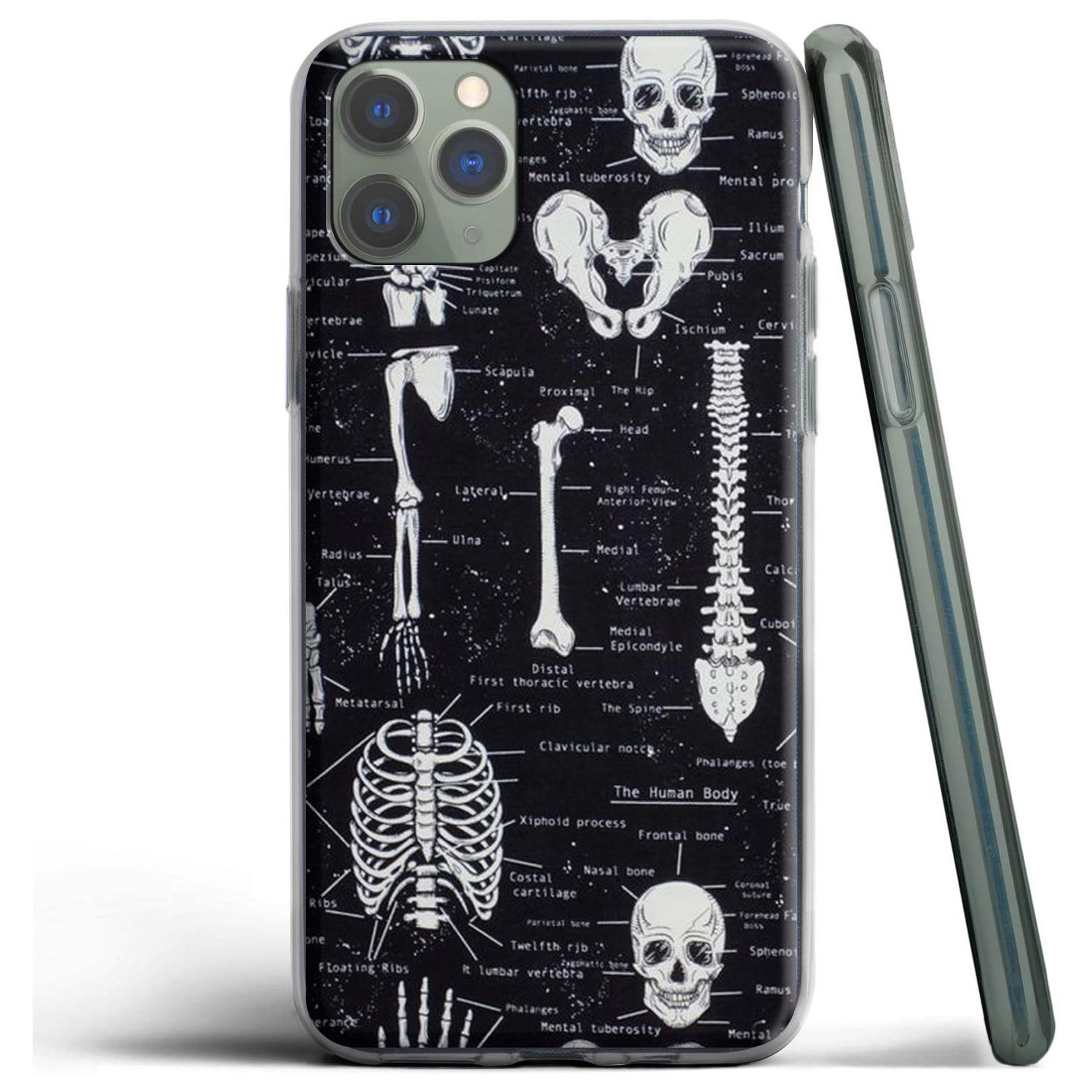 

Медицинский силиконовый чехол с человеческими органами для Apple iPhone 12 Mini 11 Pro SE XS X XR Max 8 7 6S 6 Plus 5S for Iphone 11 военно-воздушные силы синий