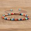 Adjustable Natural Turquoise Beaded Bracelet | Natural Stone, Perfect for Vacation & Gifts