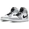 Air Jordan 1 Mid Smoke Grey Men Sneakers Light-Smoke-Grey Black White 554724-092